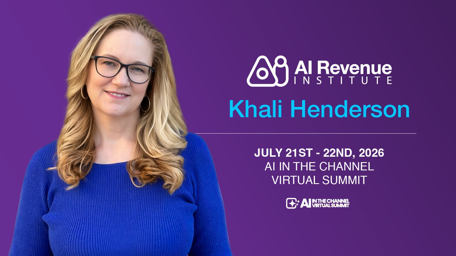 Khali Henderson To Preview New AI Revenue Institute Survey Results in Virtual Summit