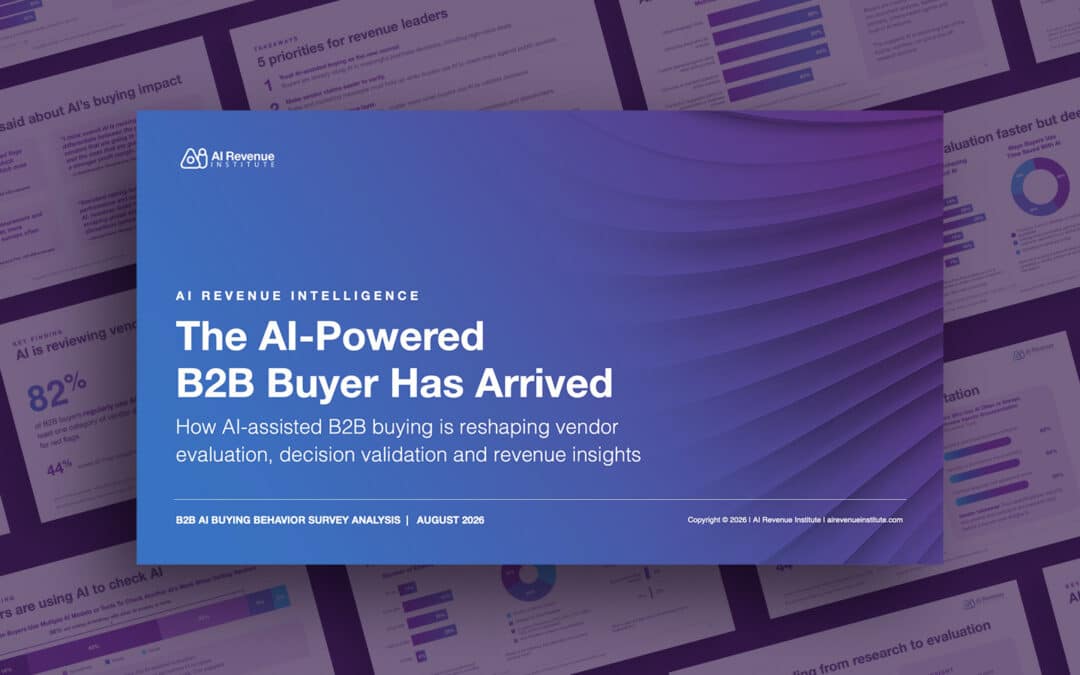 AI Revenue Institute Launches With New Research Revealing How AI Is Changing B2B Buyer Decision-Making